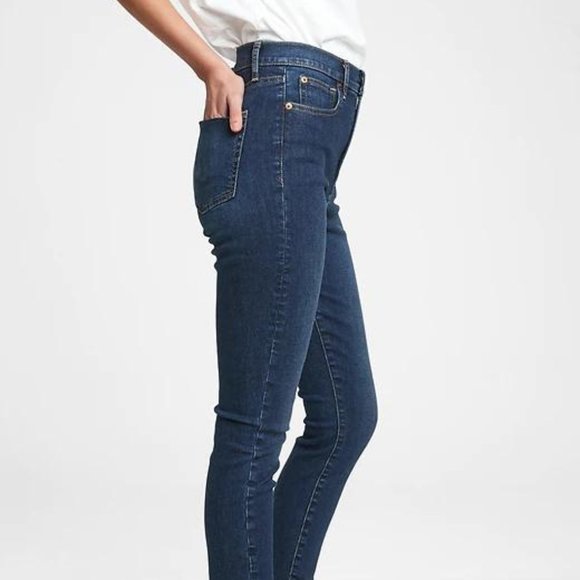 GAP Sky High Rise True Skinny Jeans NEW - Picture 2 of 7